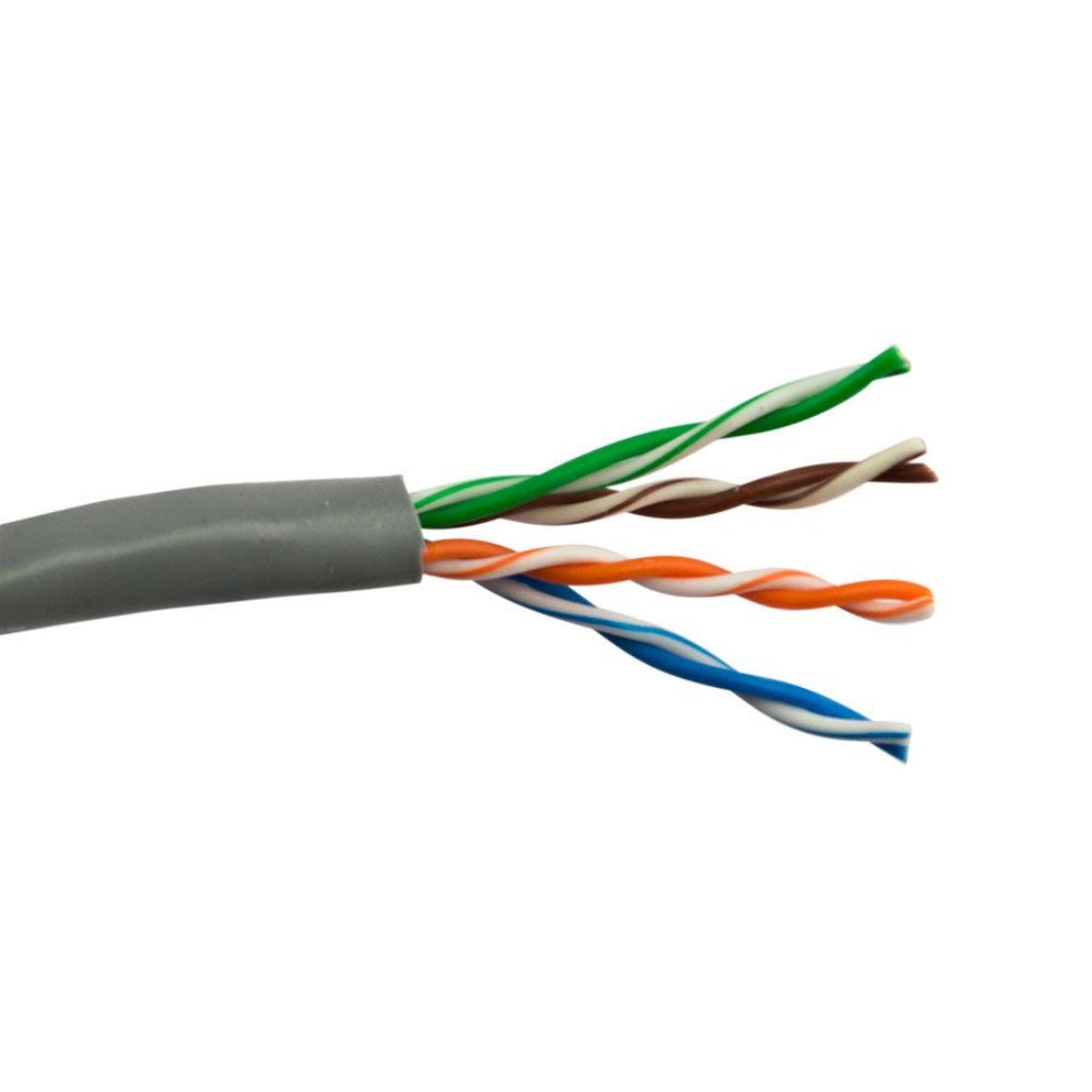 SCP CAT5E Unshielded Cable PVC - Gray (1000 ft. Box) CAT5E-GRAY
