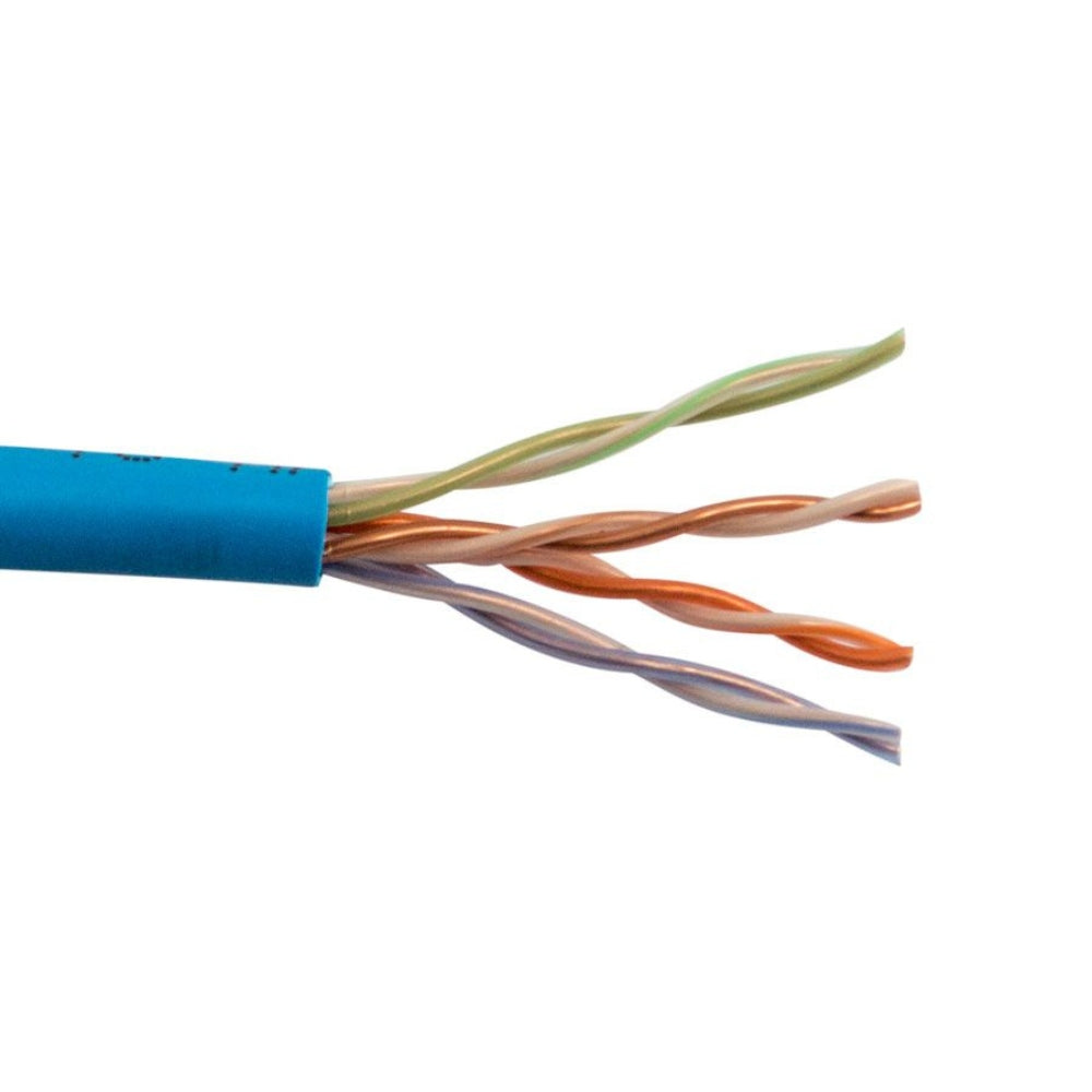 SCP CAT5E Unshielded Cable Plenum Blue (1000 ft. Box) CAT5E-P-BL