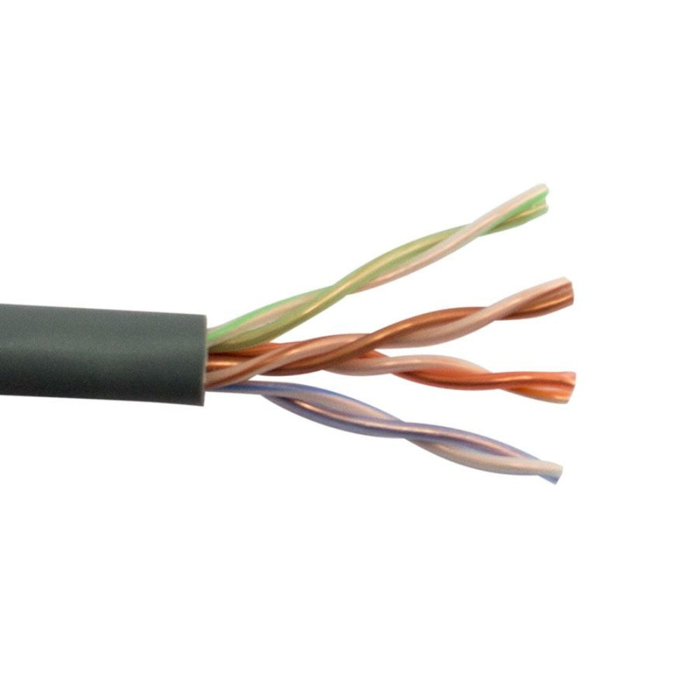 SCP CAT5E Unshielded Cable Plenum Gray 1000 ft. Box CAT5E-P-GY