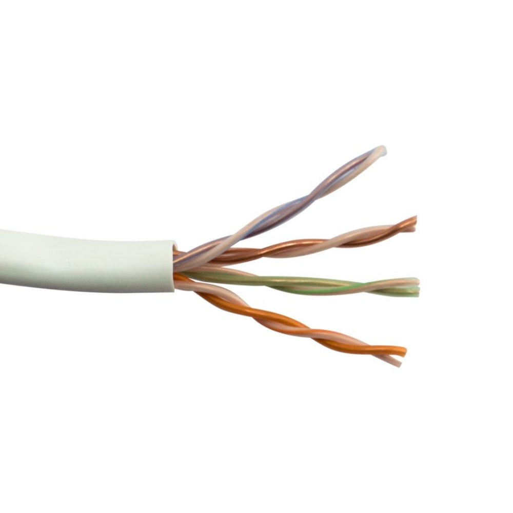 SCP CAT5E Unshielded Cable Plenum White (1000 ft. Box) CAT5E-P-WT