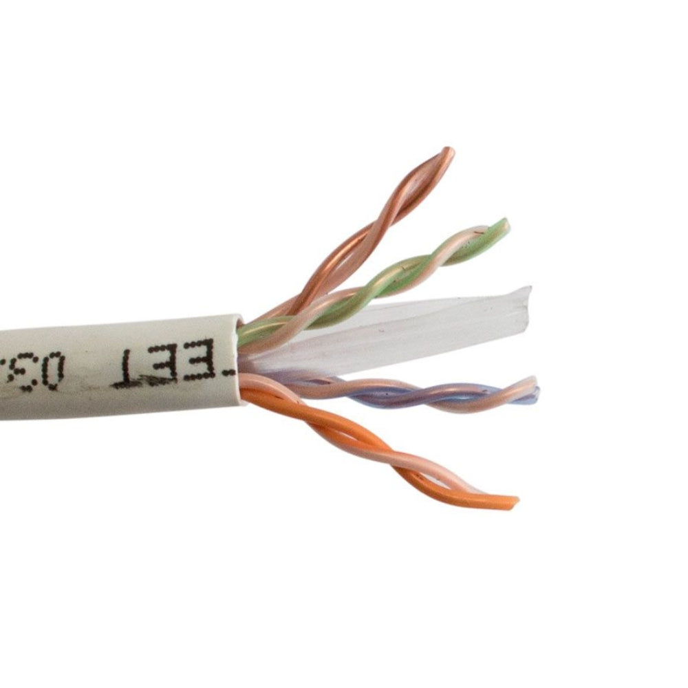 SCP CAT6 Unshielded UL CMP Plenum White 1000 ft. Reel in Box CAT6-P-WT
