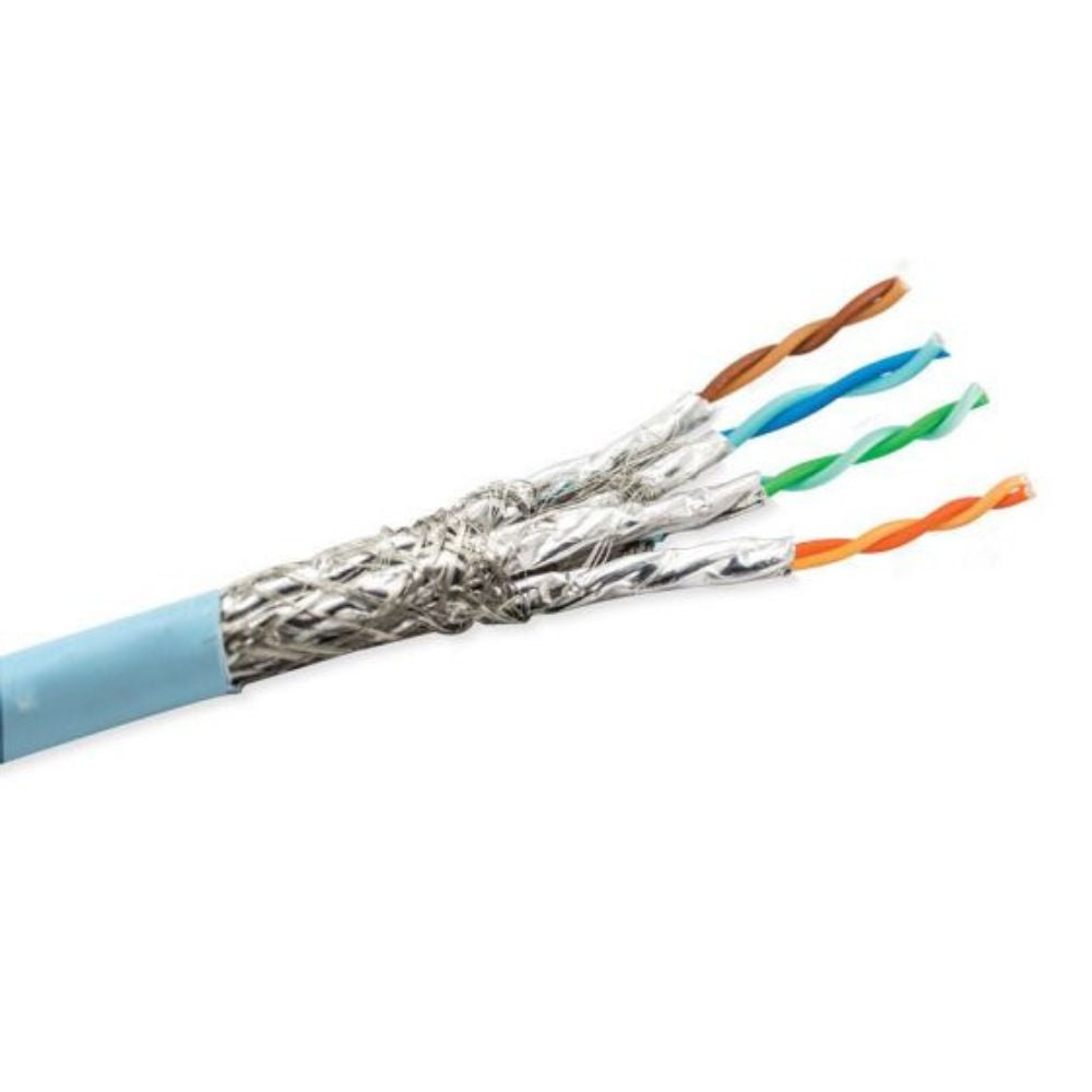SCP CAT7A Class Fa LAN Cable PVC Blue 1000 ft. Spool CAT7A-BL