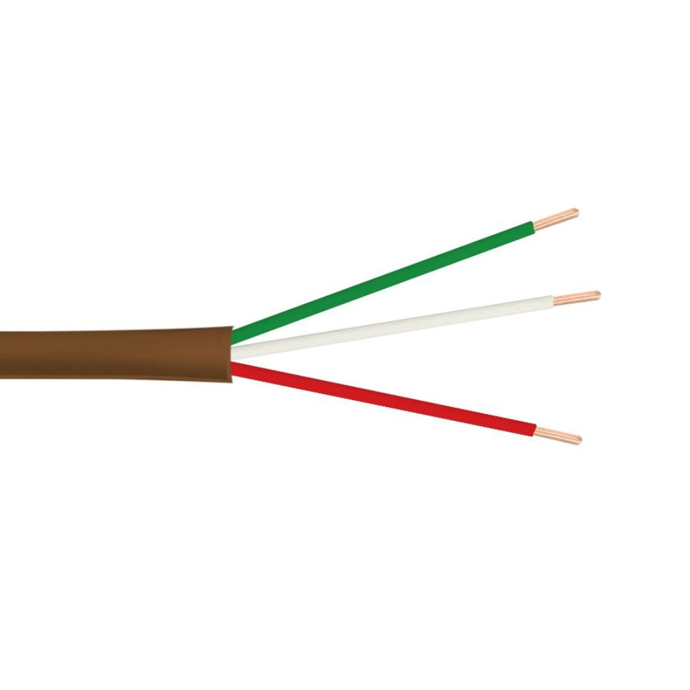 SCP Thermostat Cable UV-PVC - Brown (500 ft. Spool) 18/3T