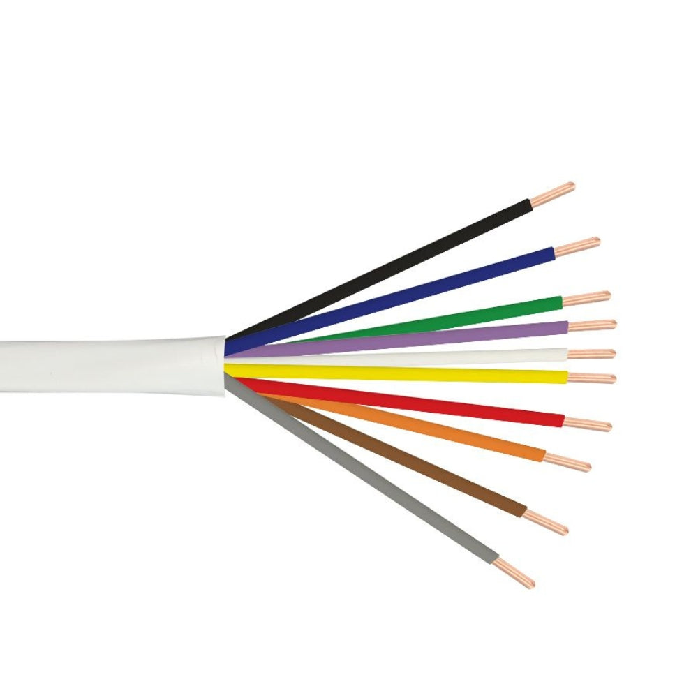 SCP Thermostat Cable UV-PVC - White (250 ft. Spool) 18/10T-WT