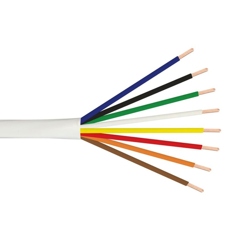 SCP Thermostat Cable UV-PVC White (250 ft. Spool) 18/8T-WT