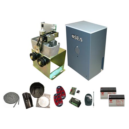 SEA Orion Box FAST 900 24V BBU Chain Slide Gate Motor Model 112SZC3BOXF-CSA