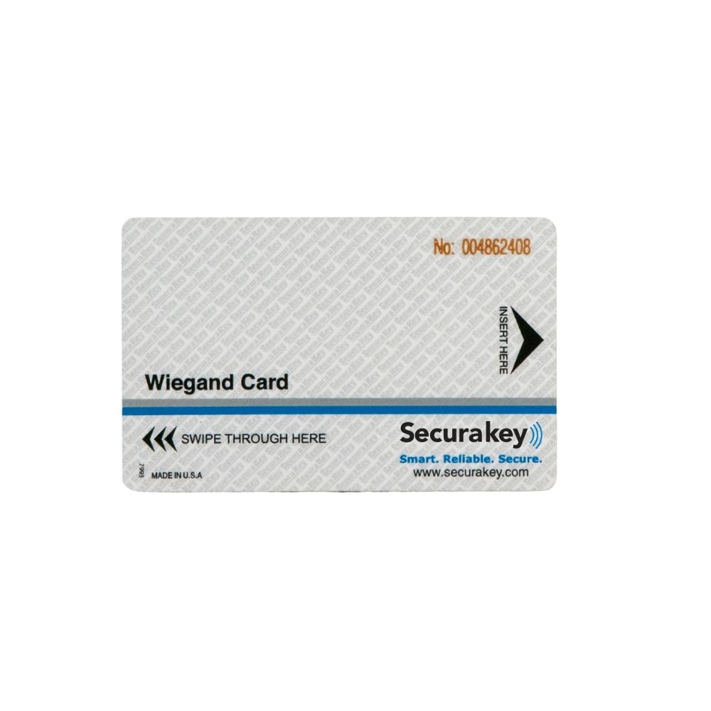 SecuraKey 47-Mil Wiegand Tuffcard Pack of 100 WCCI-14-XXXXXXXX