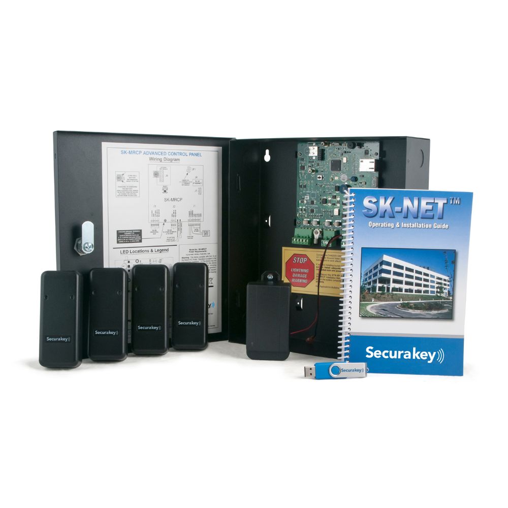 SecuraKey NOVA16 4-door Kit SK-MRCP-4ETSR-M | All Security Equipment