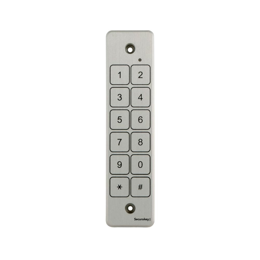 SecuraKey Piezo Keypad, Mullion 26-bit Wiegand Output SK-KPM