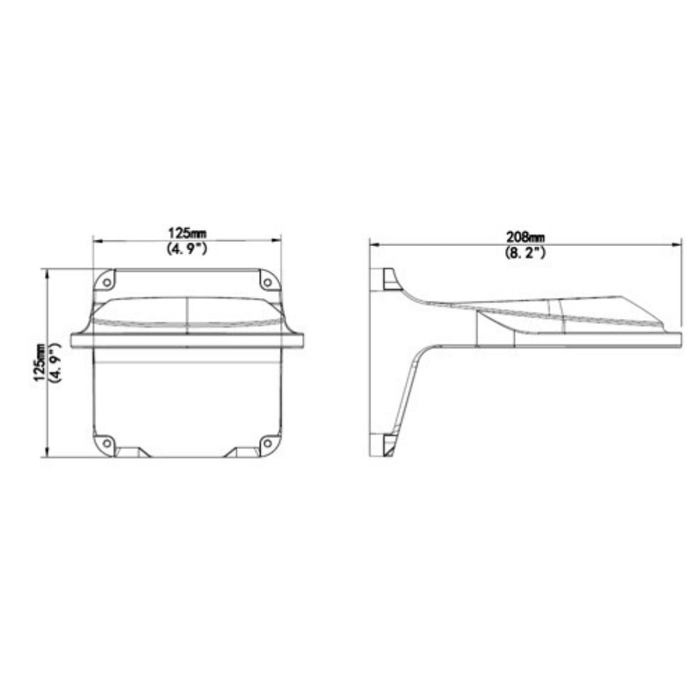 UNV 4-inch Fixed Dome Indoor Wall Mount TR-WM04-IN