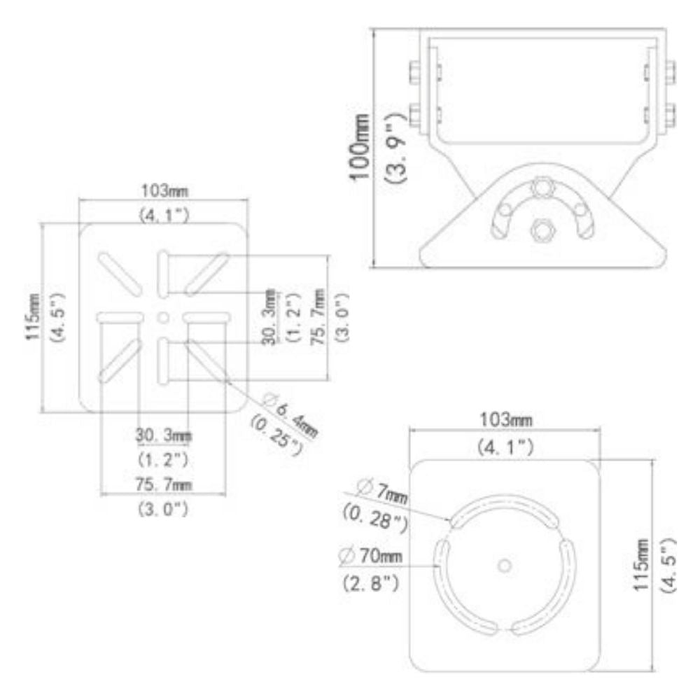 UNV Housing Bracket TR-UV06-A-IN | All Security Equipment