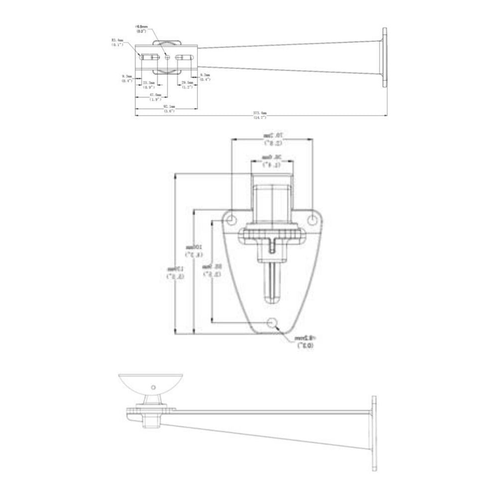UNV Housing Wall Mount Bracket TR-WM06-I-IN | All Security Equipment