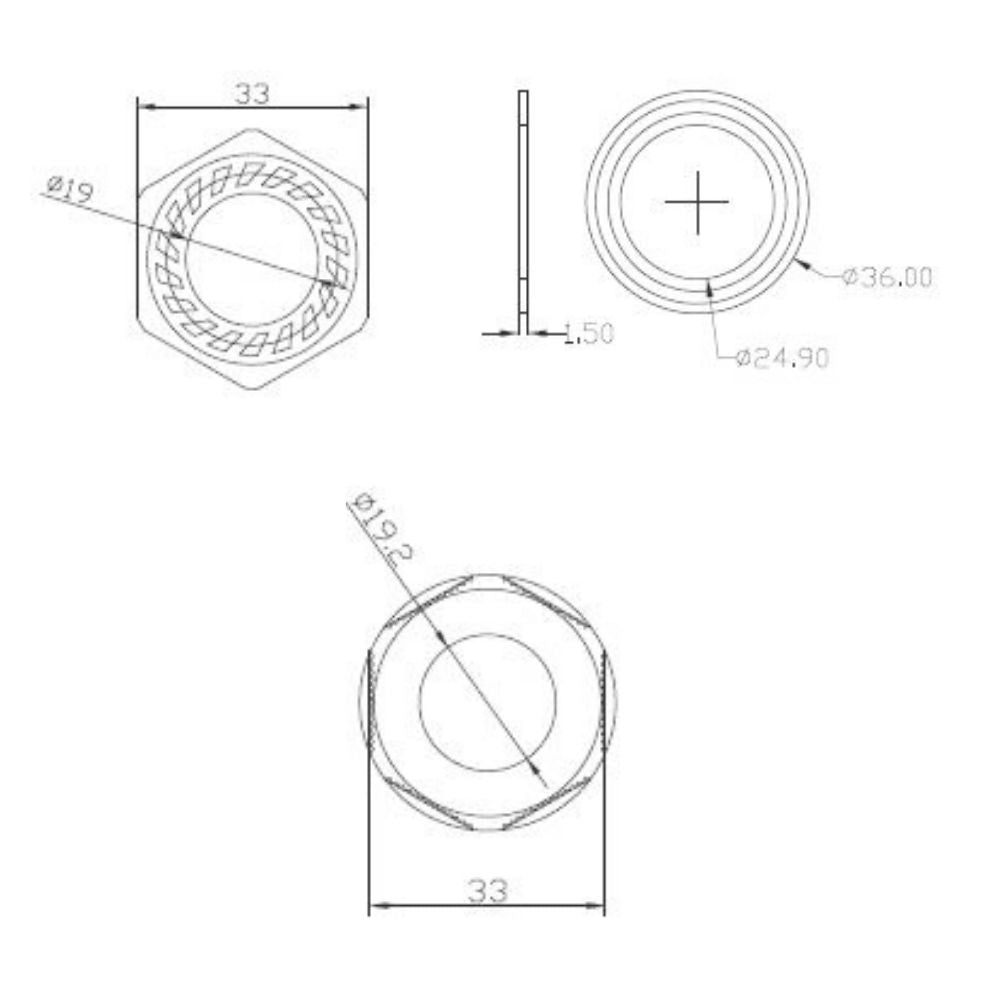 UNV NPT Plastic Waterproof Joint TR-A01-IN | All Security Equipment