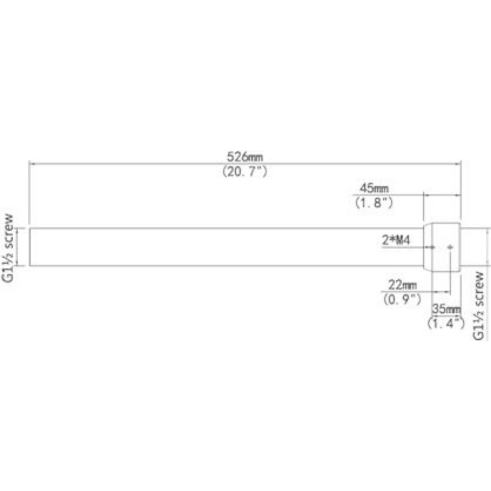UNV PTZ Dome Pendant Mount (500mm) TR-SE45-A-IN