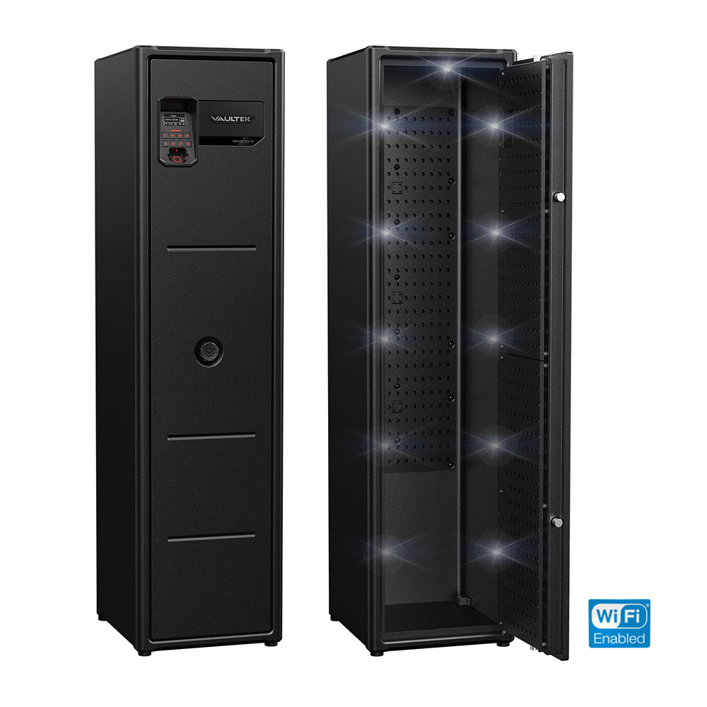 Vaultek RS800i Rugged WiFi Biometric Smart Rifle Safe RS800iBK