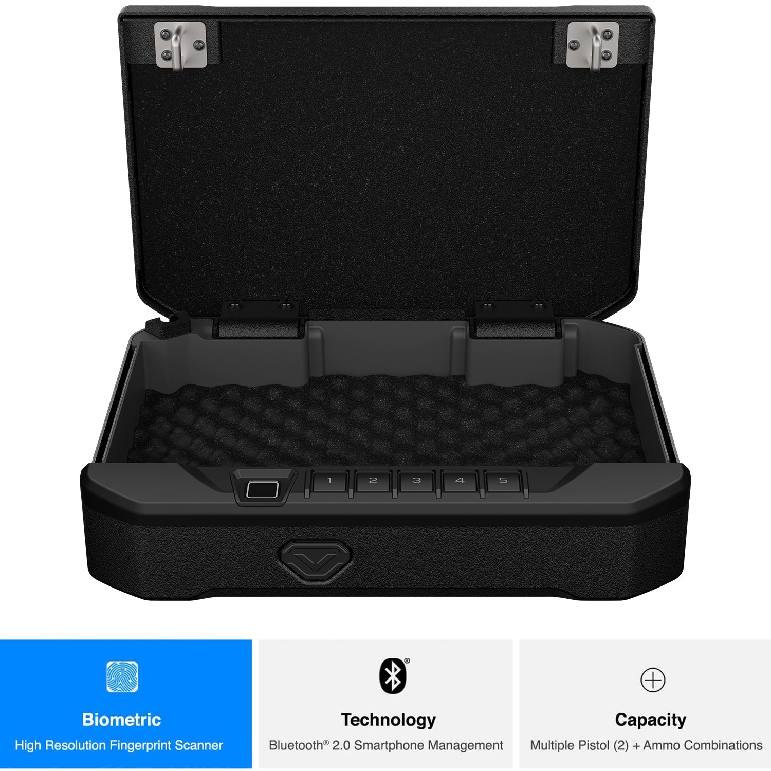 Vaultek Biometric Bluetooth 2.0 20 Series (Black) VS20i-BK