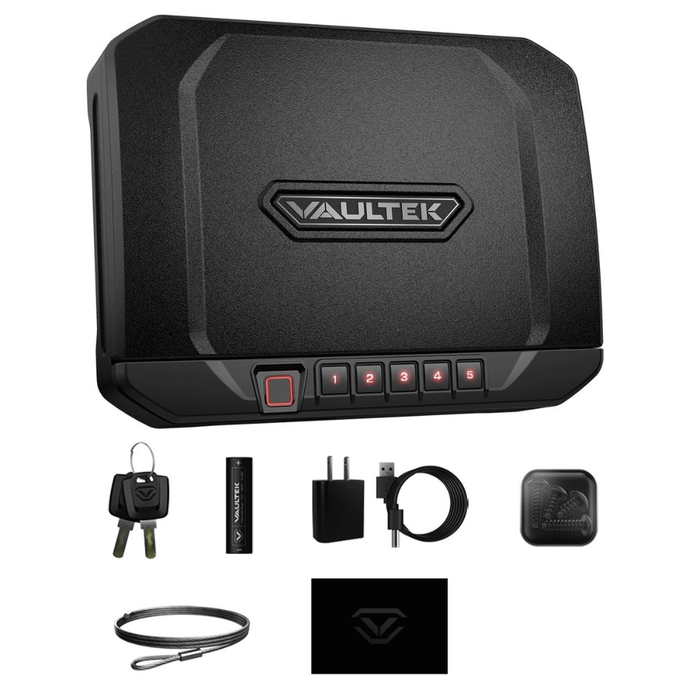 Vaultek Bluetooth 2.0 10 Series Black and Biometric Safe VS10i-BK