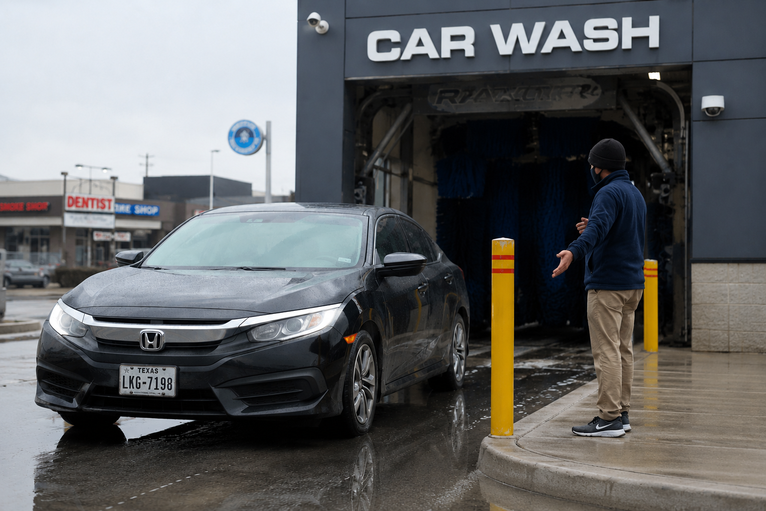 Security Bollards for Car Washes: Protect Your Equipment