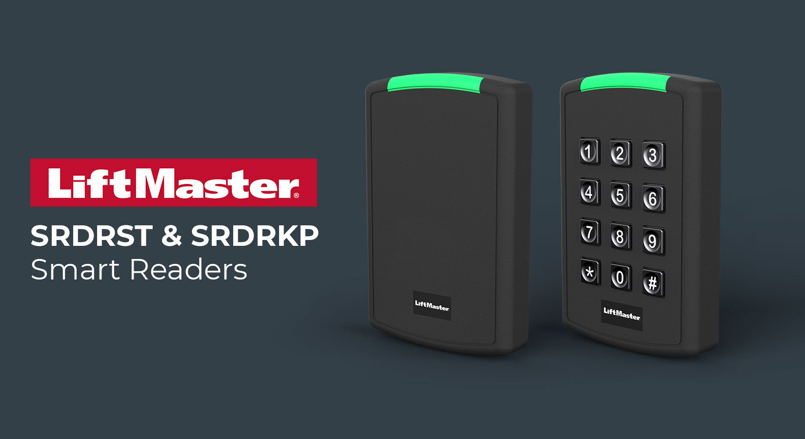 Introducing LiftMaster SRDRST & SRDRKP Smart Readers | All Security Equipment