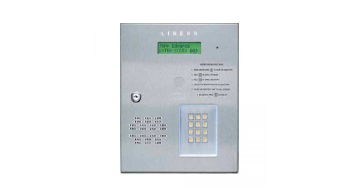 Linear AE500 Commercial Telephone Entry System | All Security Equipment