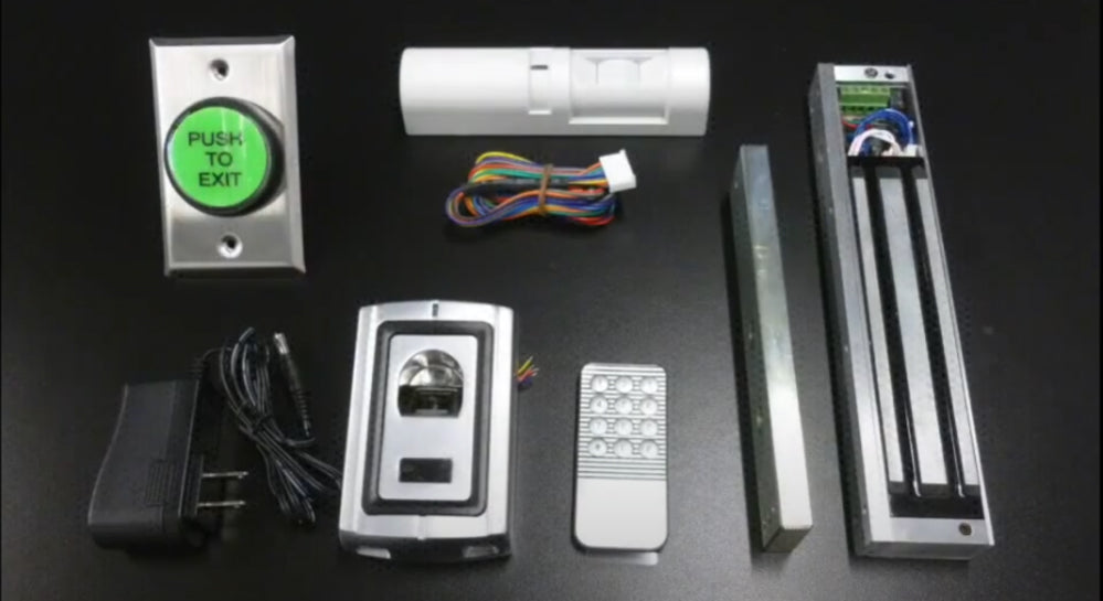 Magnetic Lock Biometric Kit Instructions | All Security Equipment