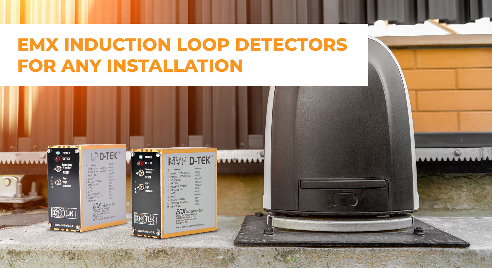 Induction Loop Detectors for any Installation | All Security Equipment