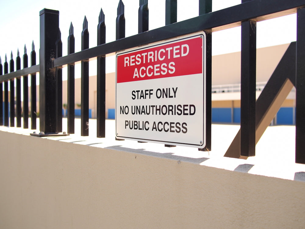 Security Perimeter Sign What Is Perimeter Security and What Devices Do You Need