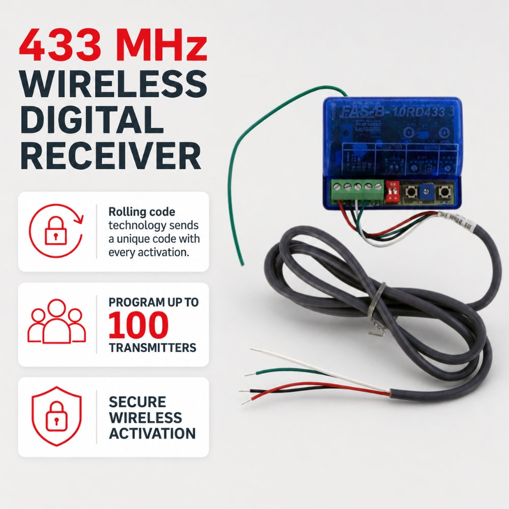 10RD433 Programmable 433 Mhz Wireless Digital Receiver