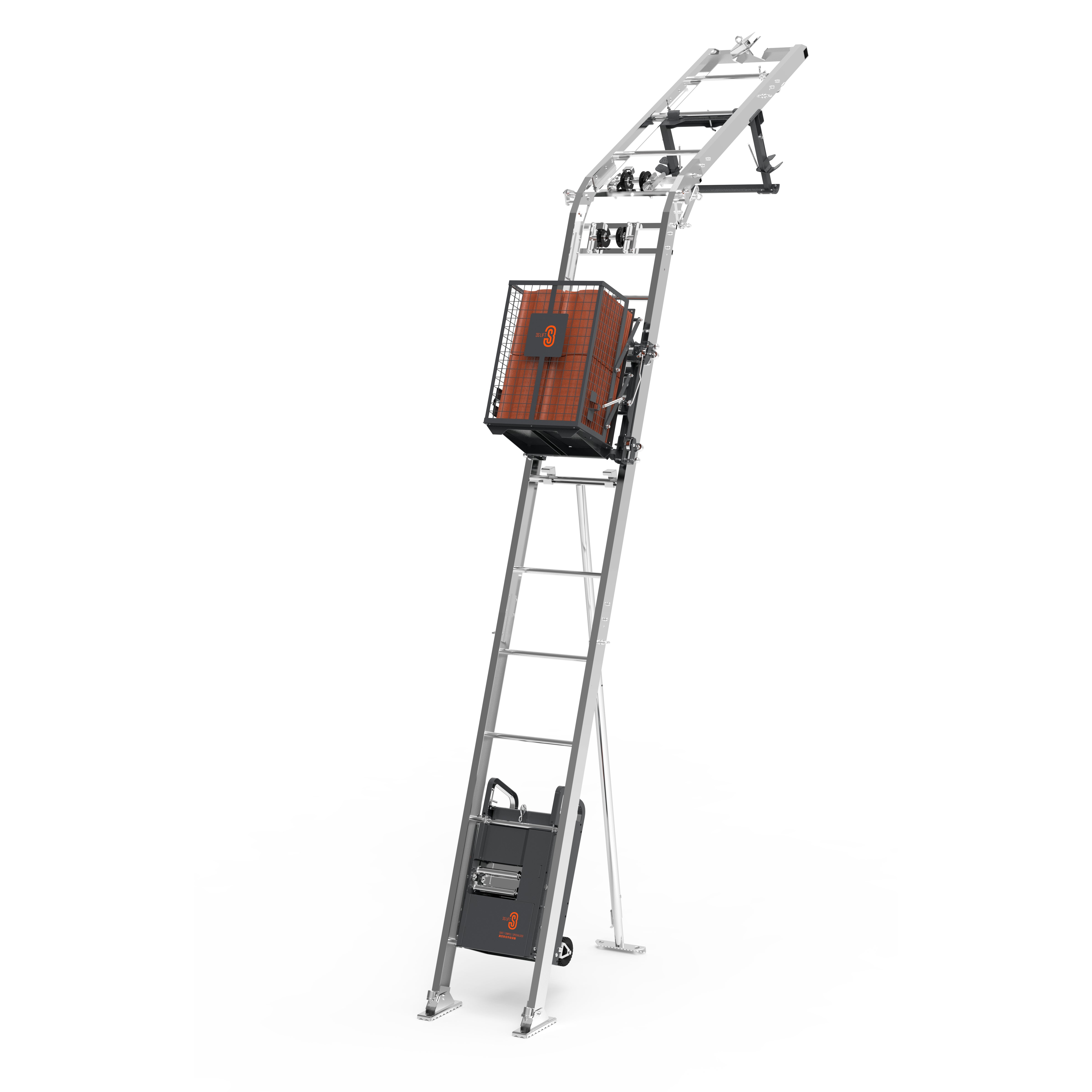 3S Lift 3SL-MH03L250-10M 33' Electric Ladder Hoist, 552 lb