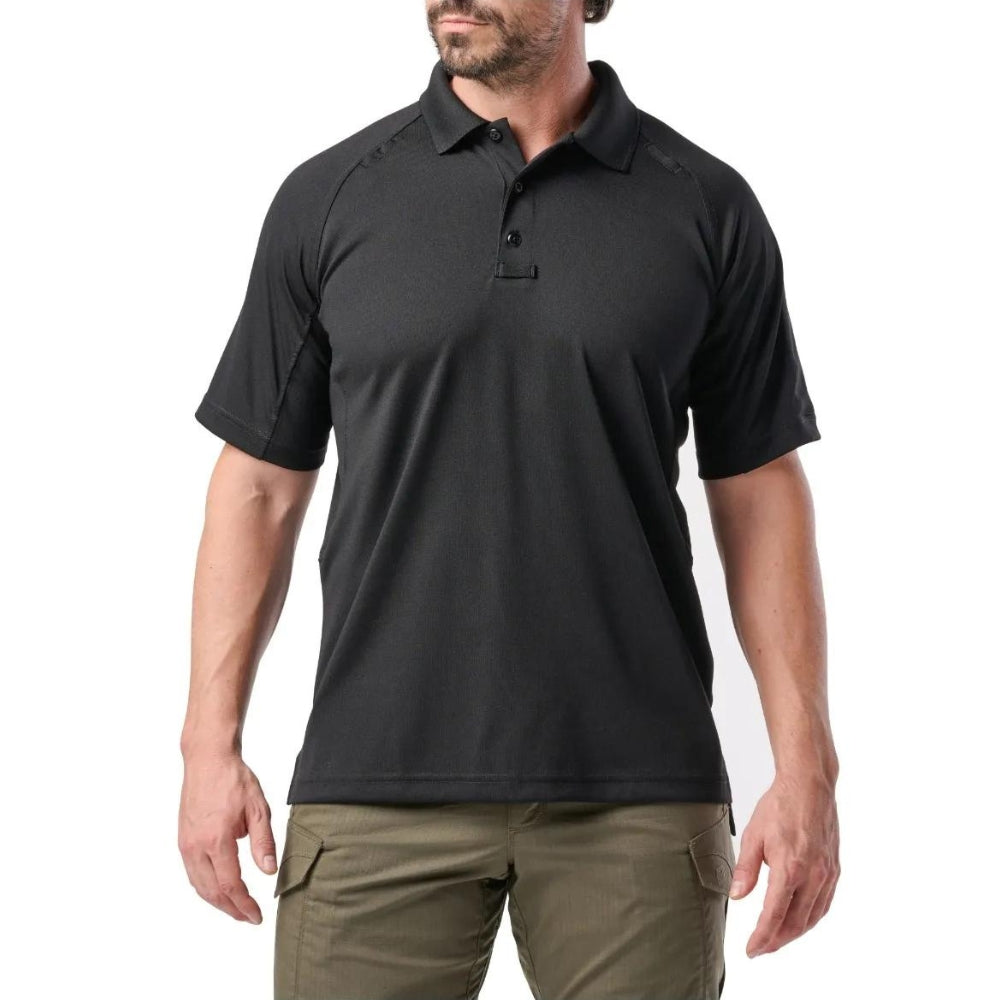 5.11 Tactical Performance Polo Regular (Black) | All Security Equipment