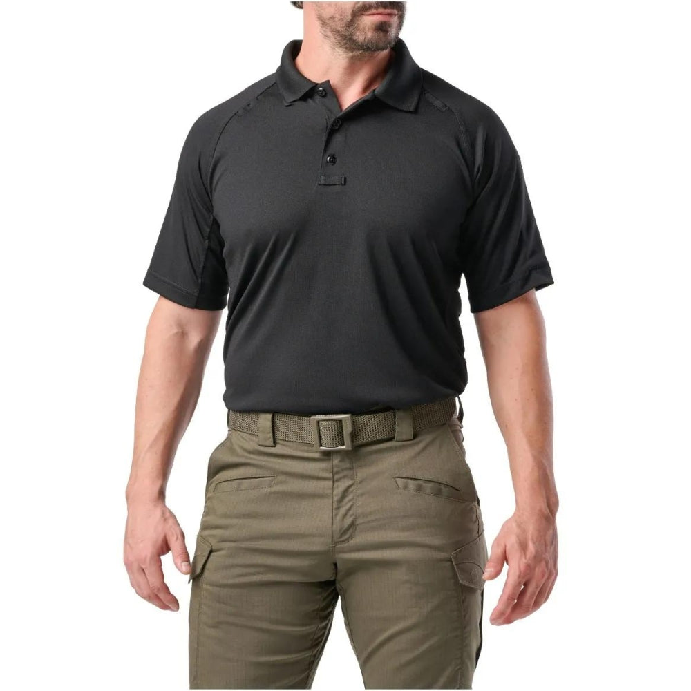 5.11 Tactical Performance Polo Regular (Black) | All Security Equipment