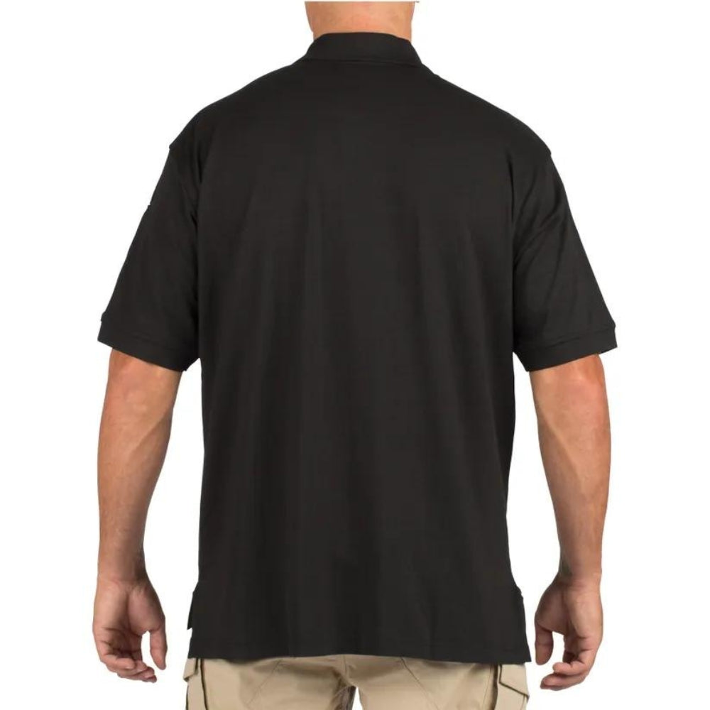 5.11 Tactical Short Sleeve Polo (Black) | All Security Equipment