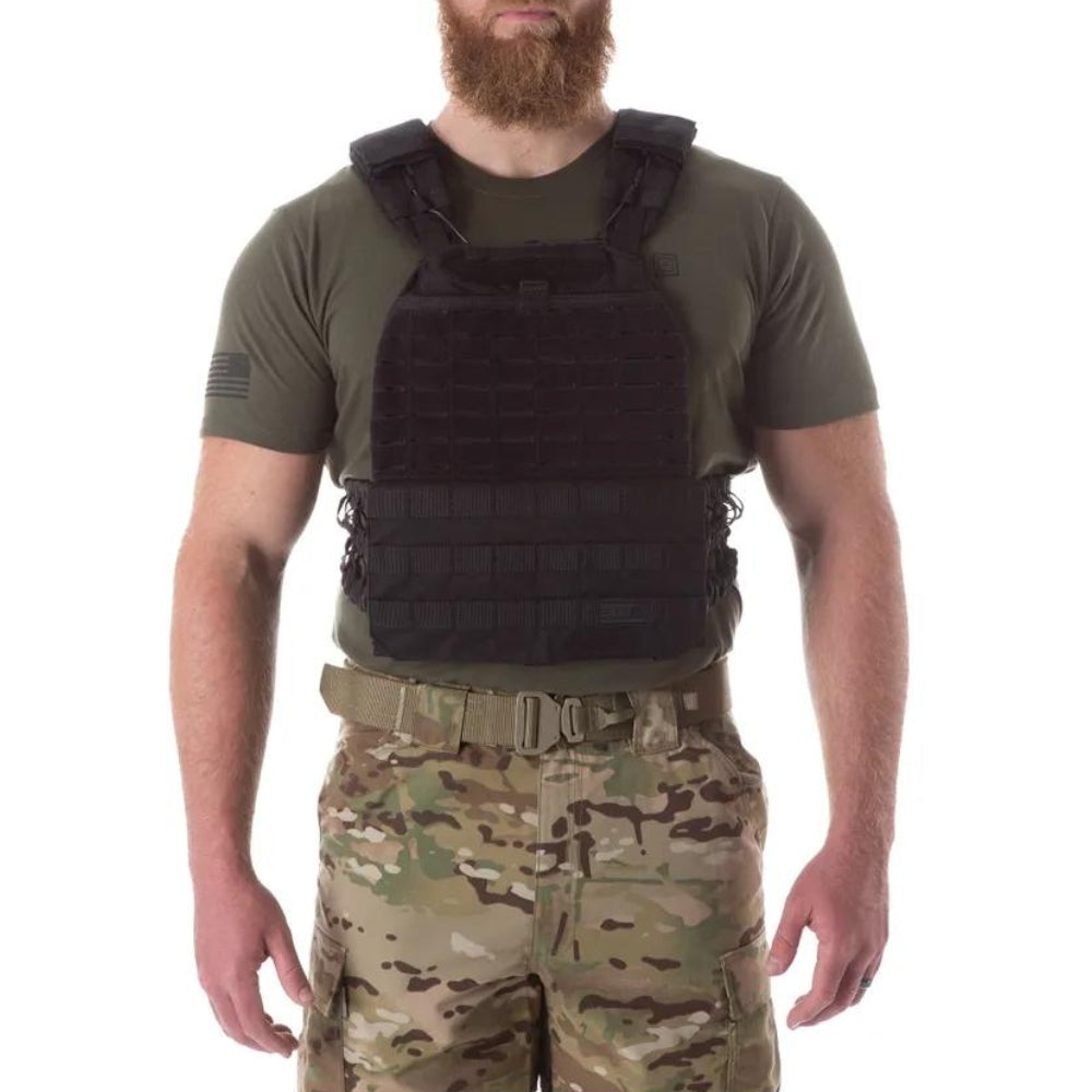 5.11 Tactical TacTec Plate Carrier (Black) | All Security Equipment