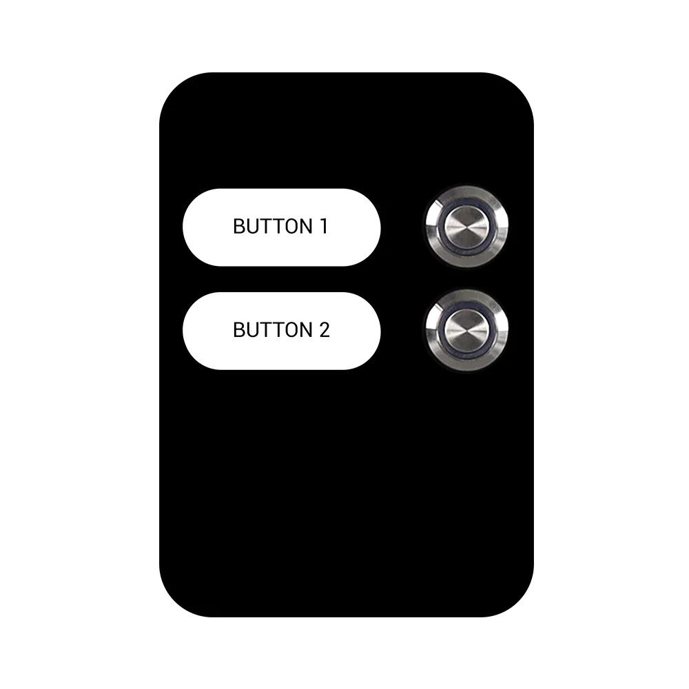 AES 2 Button Module | AES-MOD-2B