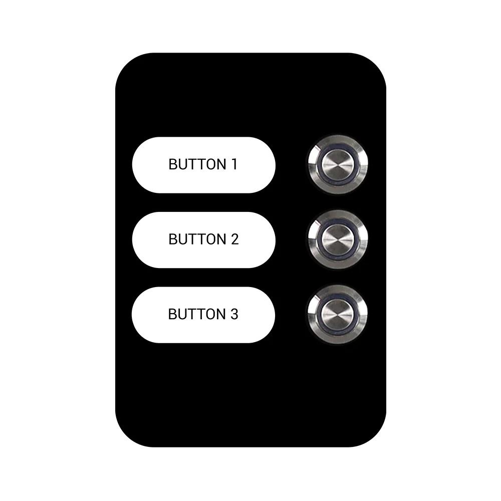 AES MOD-3B 3 Button Module | All Security Equipment