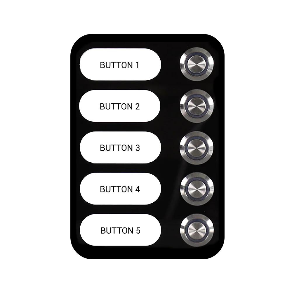 AES 5 Button Module | AES-MOD-5B
