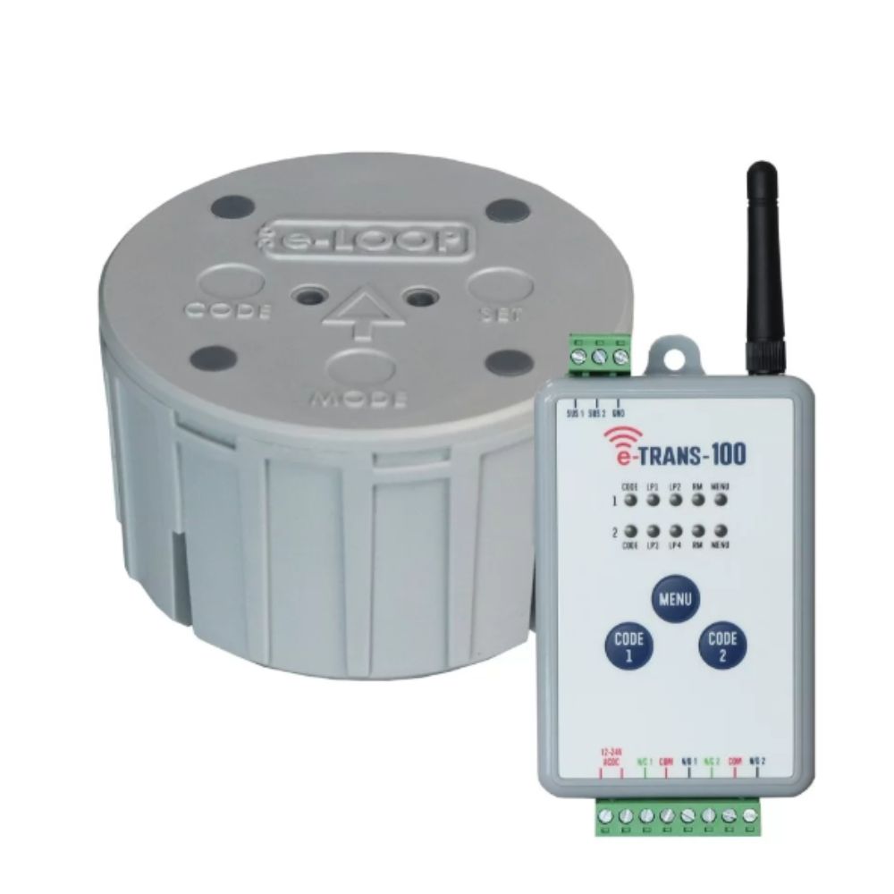 AES E-Loop inground commercial controller presence mode inground kit with ETRANS100 | All Security Equipment