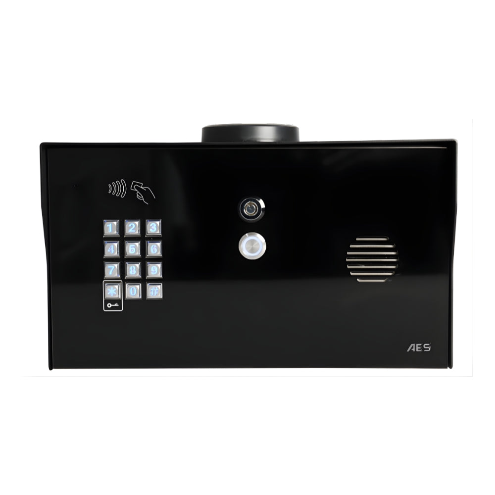 AES Prime EDGE 4G Cellular Pedestal Callbox with Keypad & Prox 125k Reader | All Security Equipment
