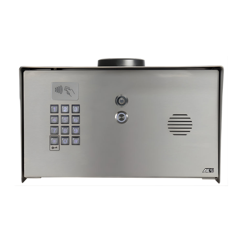 AES Prime EDGE 4G Cellular Pedestal Callbox with Keypad & Prox 125k Reader | All Security Equipment