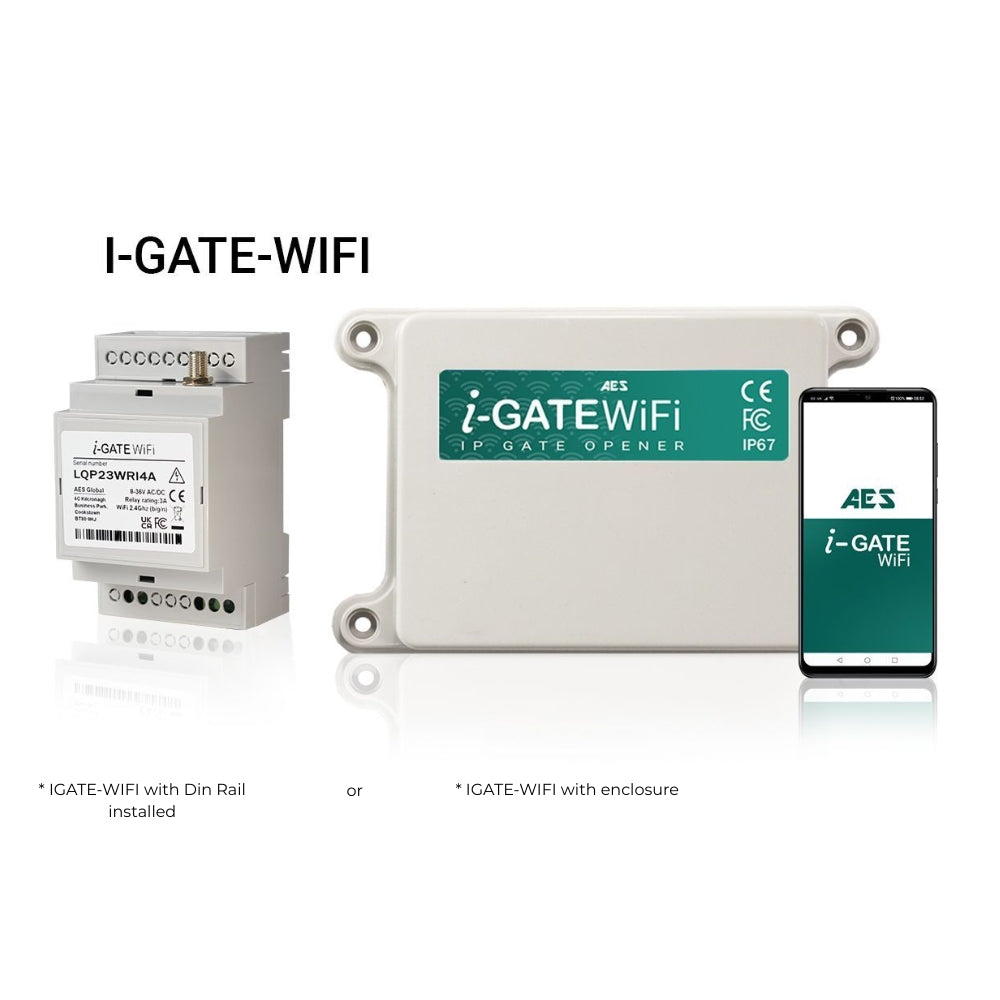 AES i-Gate Wifi IP Gate Opener 1 Relay Output | All Security Equipment