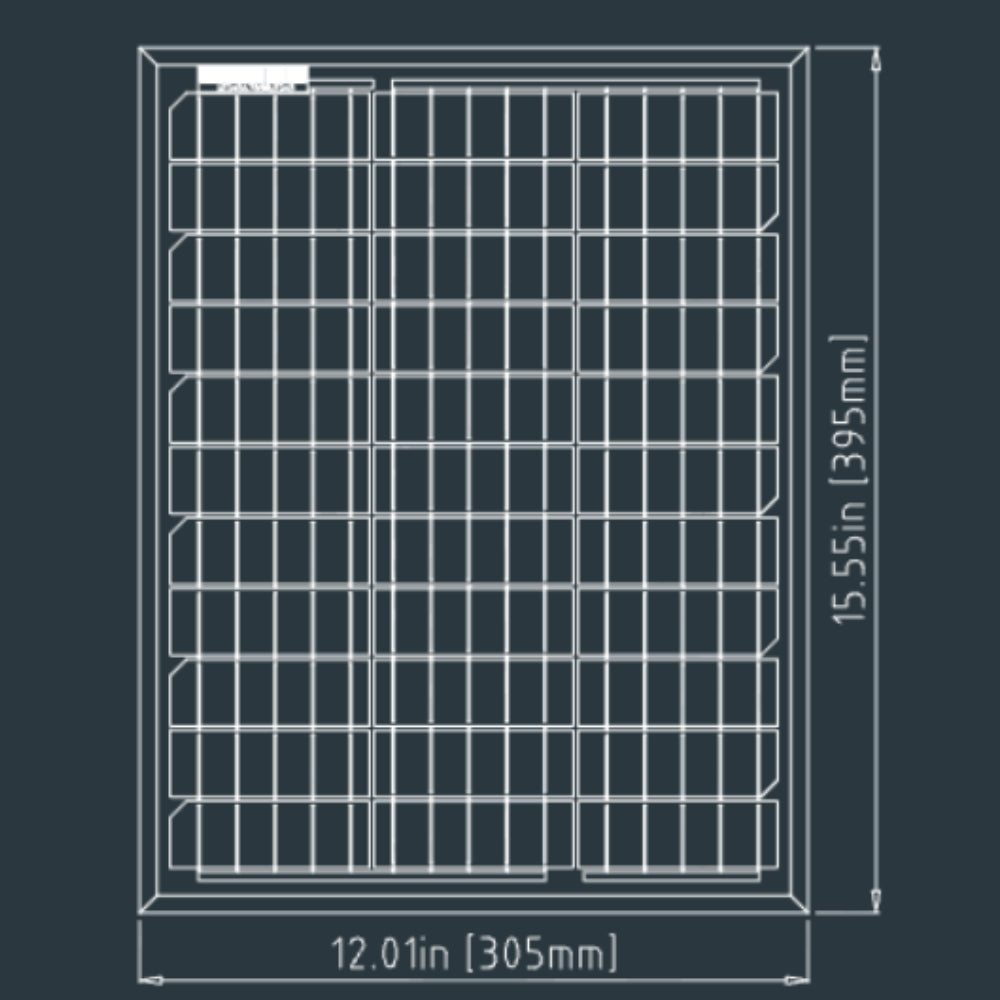 ASE 20W/12V Solar Panel SP20W | All Security Equipment