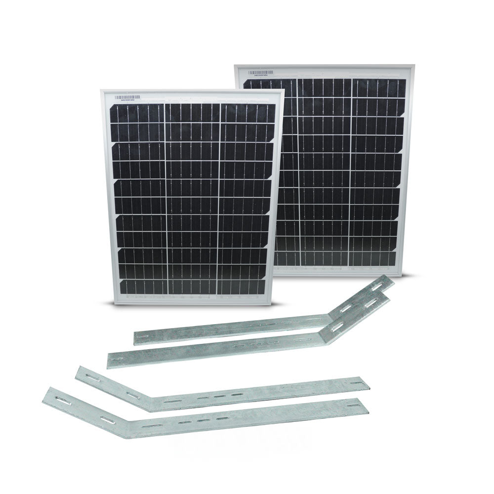 ASE 40W/24V Solar Panel Kit with Brackets SP40KIT