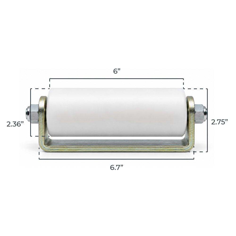 ASE 6-inch Sliding Gate Guide Roller (Pair) | All Security Equipment