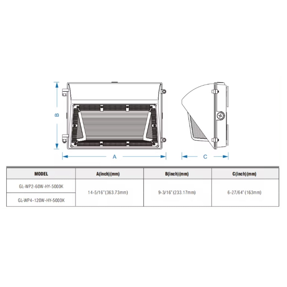 ASE LED Wallpack Light 3CCT / 3Watt (Photocell Sensor) - 6