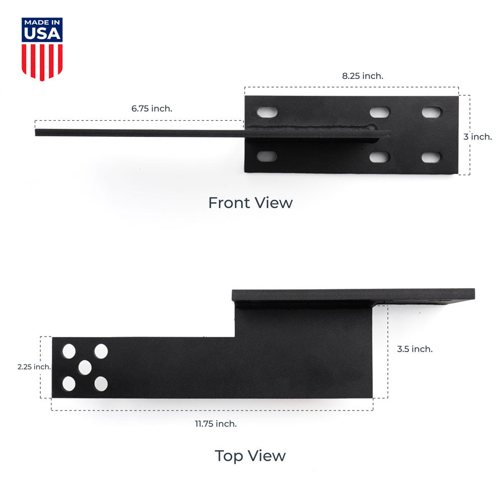 Heavy Duty Bracket Only for Swing Gate Operators - Bolt on - No Welding FAS-BKT-500-NO-PULL | All Security Equipment