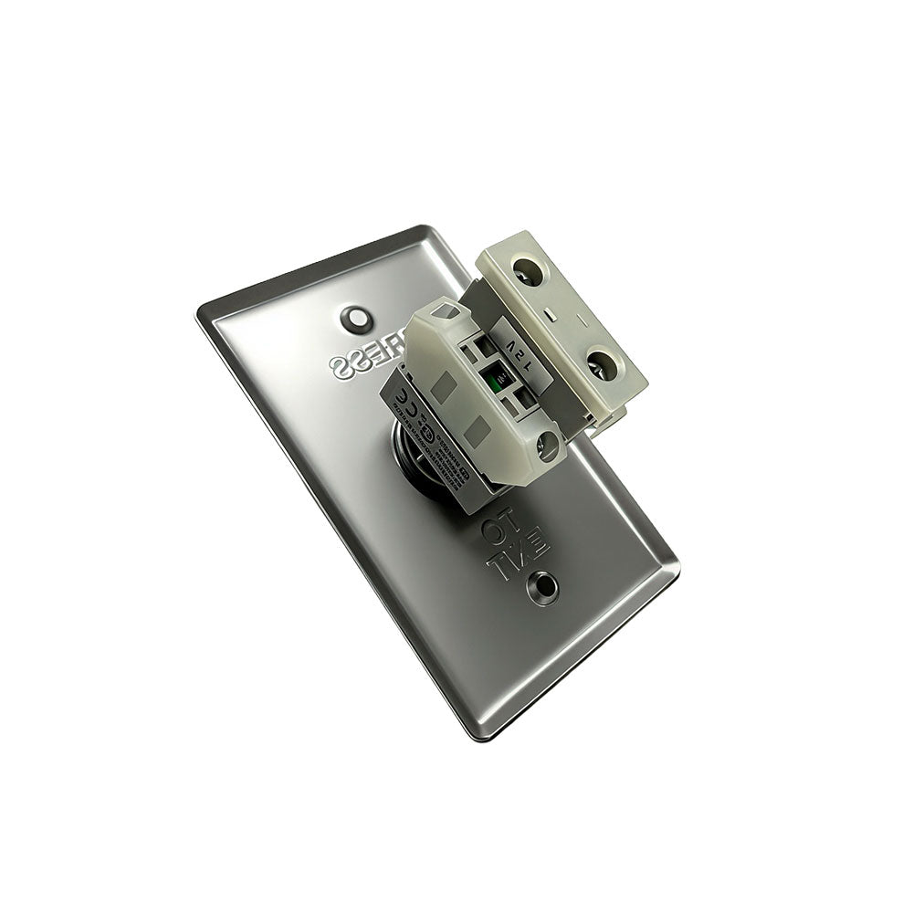 ASE FAS-H-PB110 Red "Push To Exit" Button | All Security Equipment