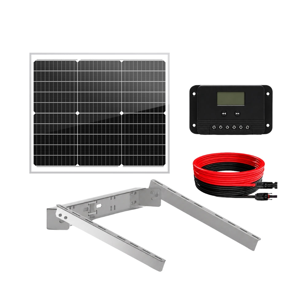 ASE 100W/12V Solar Panel Kit with Brackets | FAS-SP100KIT12V