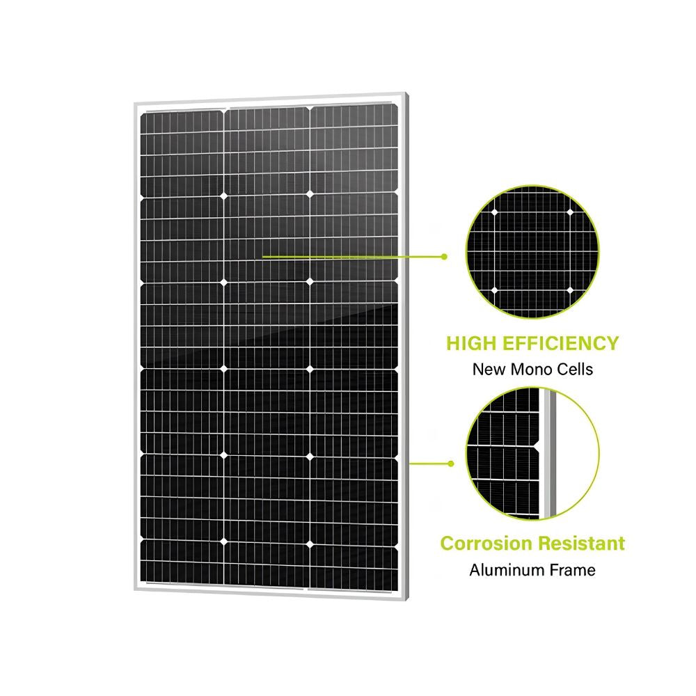 ASE 120W/24V Solar Panel FAS-SP120W24V | All Security Equipment