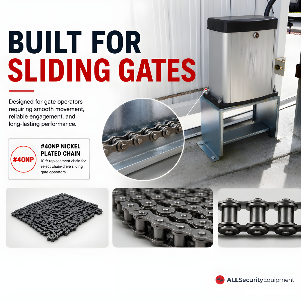 ASE 40NP High-Quality Carbon Steel Chain 10 ft. | All Security Equipment