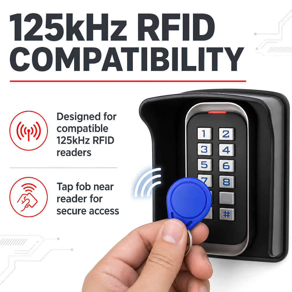 ASE Access Control FOB #FAS-SS-FOB For Keypad Reader FAS-SS-FOB | All Security Equipment-8